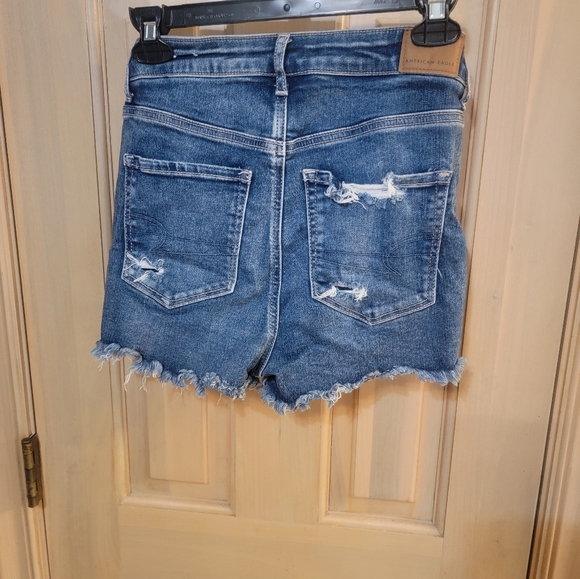 Misses Sz 4 American Eagle High V-rise Shorts Next Level Stretch - Picture 5 of 7